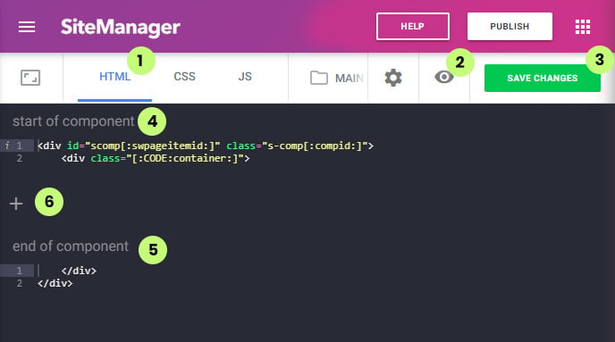 Edit Mode Html HTML editing
