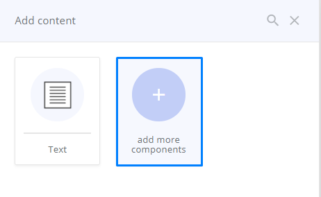 Adding elements to a page