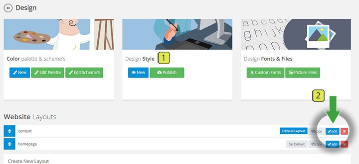 2 select layout