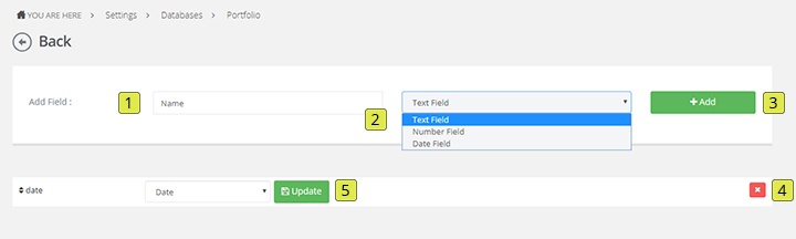 listfields